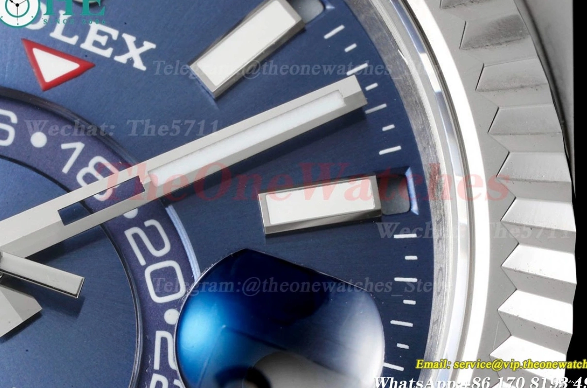 SS FNF Jubilee A9001 SS SkyDweller Blue Stk 42mm 326934  0219